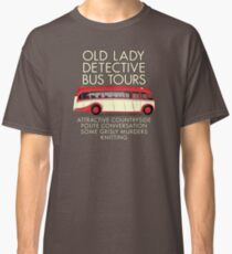 Old Lady Detective Bus Tours Classic T-Shirt