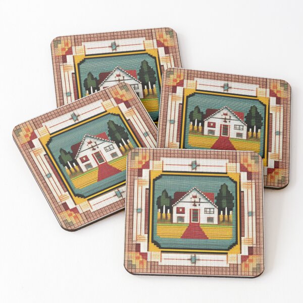Item preview, Country home needlepoint  designed and sold by Roxburylane.