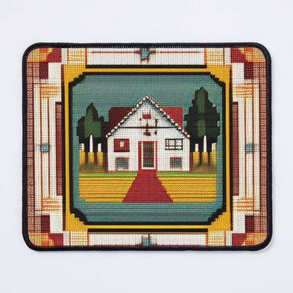 Item preview, Country home needlepoint  designed and sold by Roxburylane.