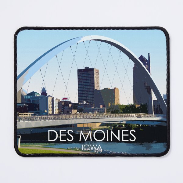 Item preview, Des Moines, Iowa, USA, Print designed and sold by summattodraw.