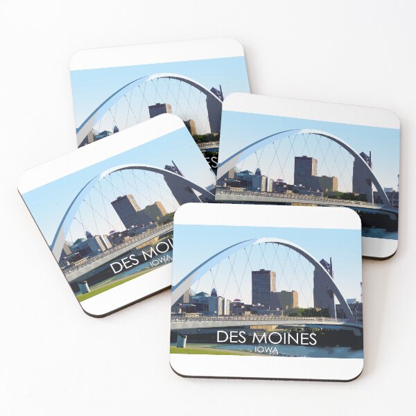 Item preview, Des Moines, Iowa, USA, Print designed and sold by summattodraw.