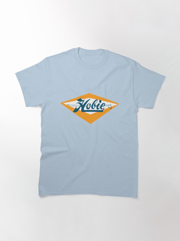 Thumbnail 3 of 7, Classic T-Shirt, Vintage sixties retro surf art logo Hobie designed and sold by Kludoman.