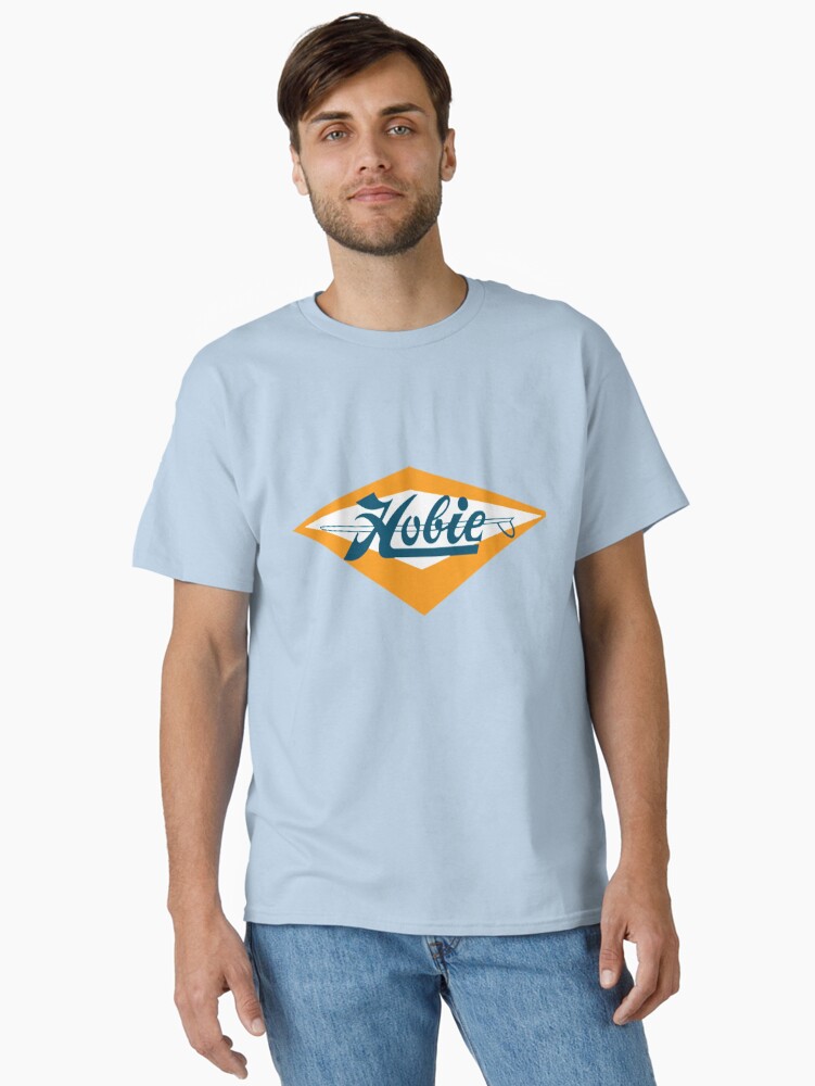 Thumbnail 1 of 7, Classic T-Shirt, Vintage sixties retro surf art logo Hobie designed and sold by Kludoman.
