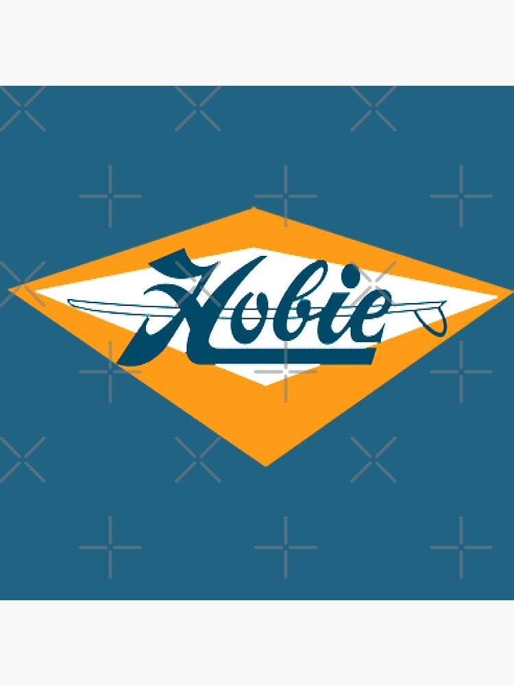 VINTAGE 60'S HOBIE SUPER SURFER SKATEBOARD STICKER, NEW VINYL