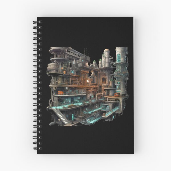 Item preview, Dystopian multi-level metropolis with our cross-sectional diagram designed and sold by Belltwon.
