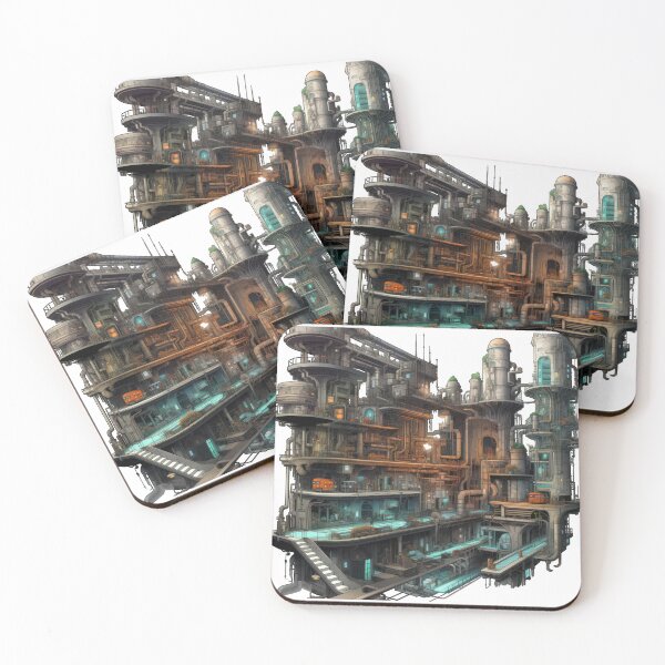 Item preview, Dystopian multi-level metropolis with our cross-sectional diagram designed and sold by Belltwon.