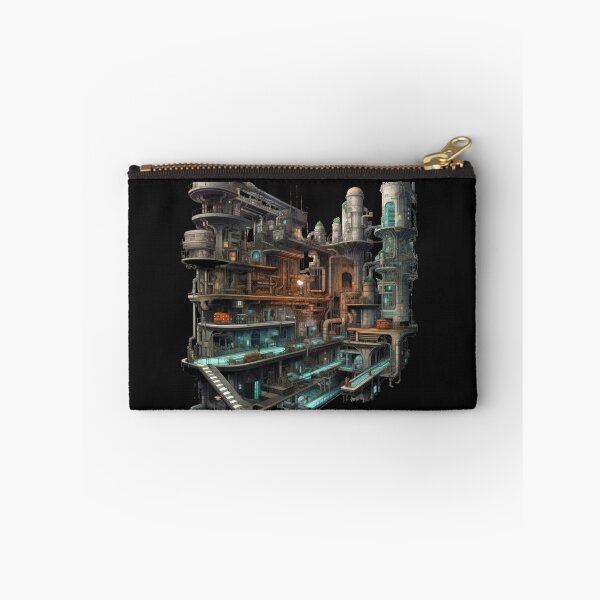Item preview, Dystopian multi-level metropolis with our cross-sectional diagram designed and sold by Belltwon.