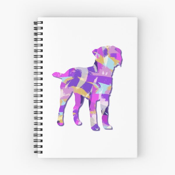 Item preview, Border Terrier Dog Silhouette Purple Pink Yellow Blue Design designed and sold by AMSonArt.