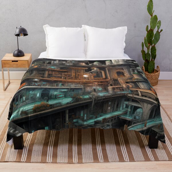 Item preview, Dystopian multi-level metropolis with our cross-sectional diagram designed and sold by Belltwon.