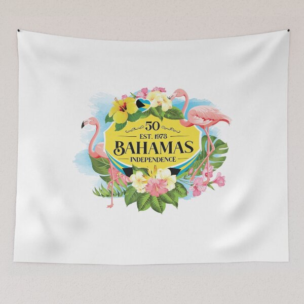 Item preview, Bahamas Independence Tee, Bhamas Pride, Proud to be bahamian, 50 anniversary independence Bahamas designed and sold by trueblue0036.