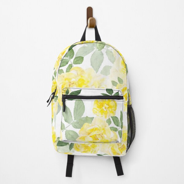 Item preview, yellow rose pattern watercolour designed and sold by ColorandColor.