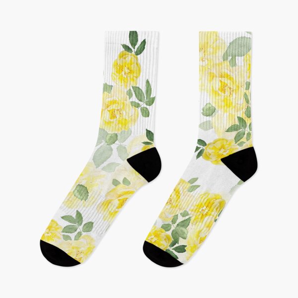 Item preview, yellow rose pattern watercolour  designed and sold by ColorandColor.