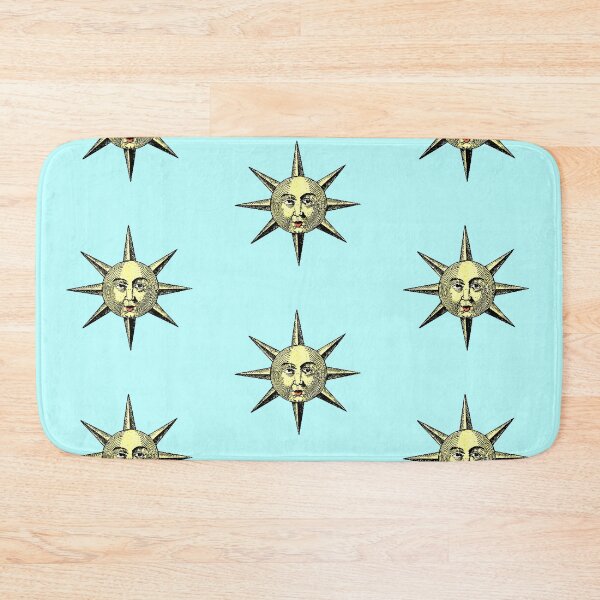 Item preview, Renaissance Woodcut Sun Face Handcolored designed and sold by Pixelchicken.