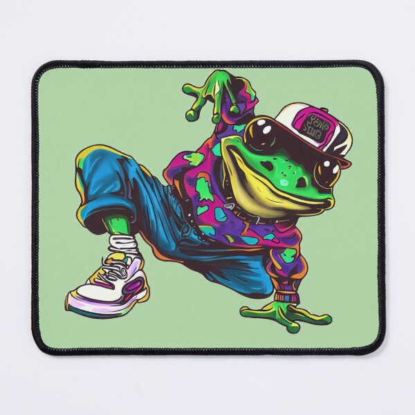 Item preview, 90's Breakdancing Hiphop Frog designed and sold by Jacob Quinn.