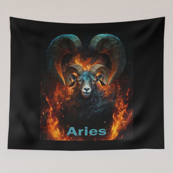 Item preview, Aries Fire - Ram Bursting from Flames designed and sold by JLCableStudio.