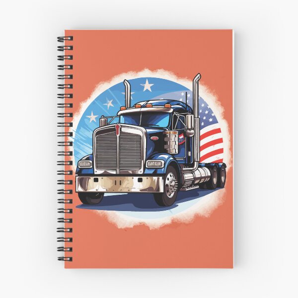Item preview, Truck and American Flag designed and sold by RetroNeon.