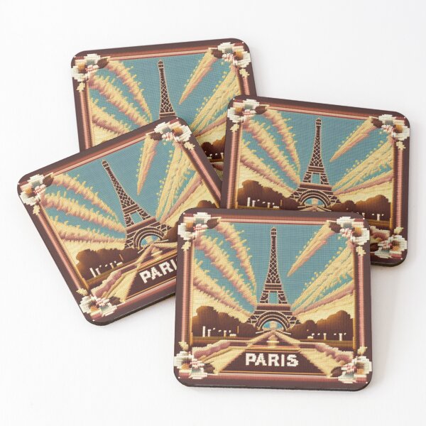 Item preview, Paris needlepoint  designed and sold by Roxburylane.