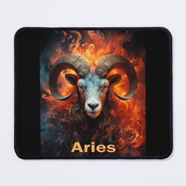 Item preview, Aries Fire - Ram Bursting from Flames designed and sold by JLCableStudio.