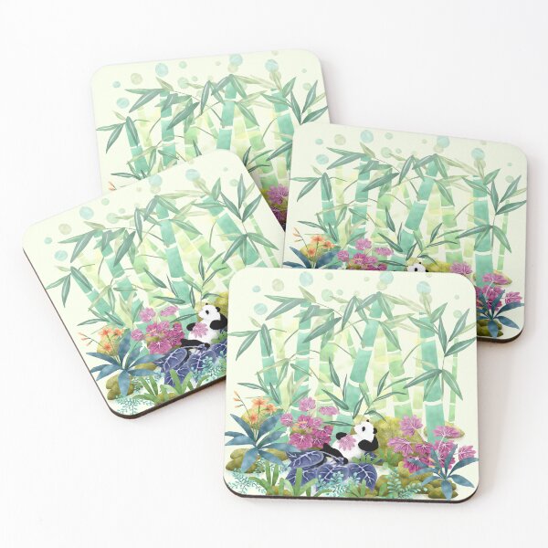 Item preview, Panda in a bamboo forest designed and sold by AliciaDiamond.