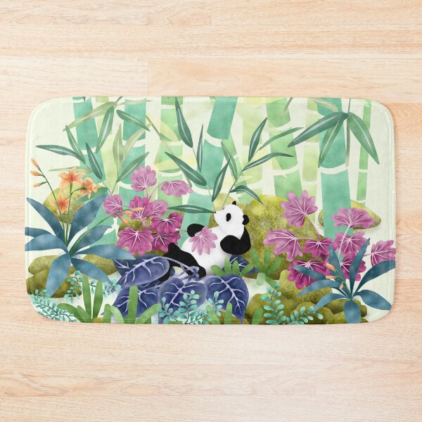 Item preview, Panda in a bamboo forest designed and sold by AliciaDiamond.