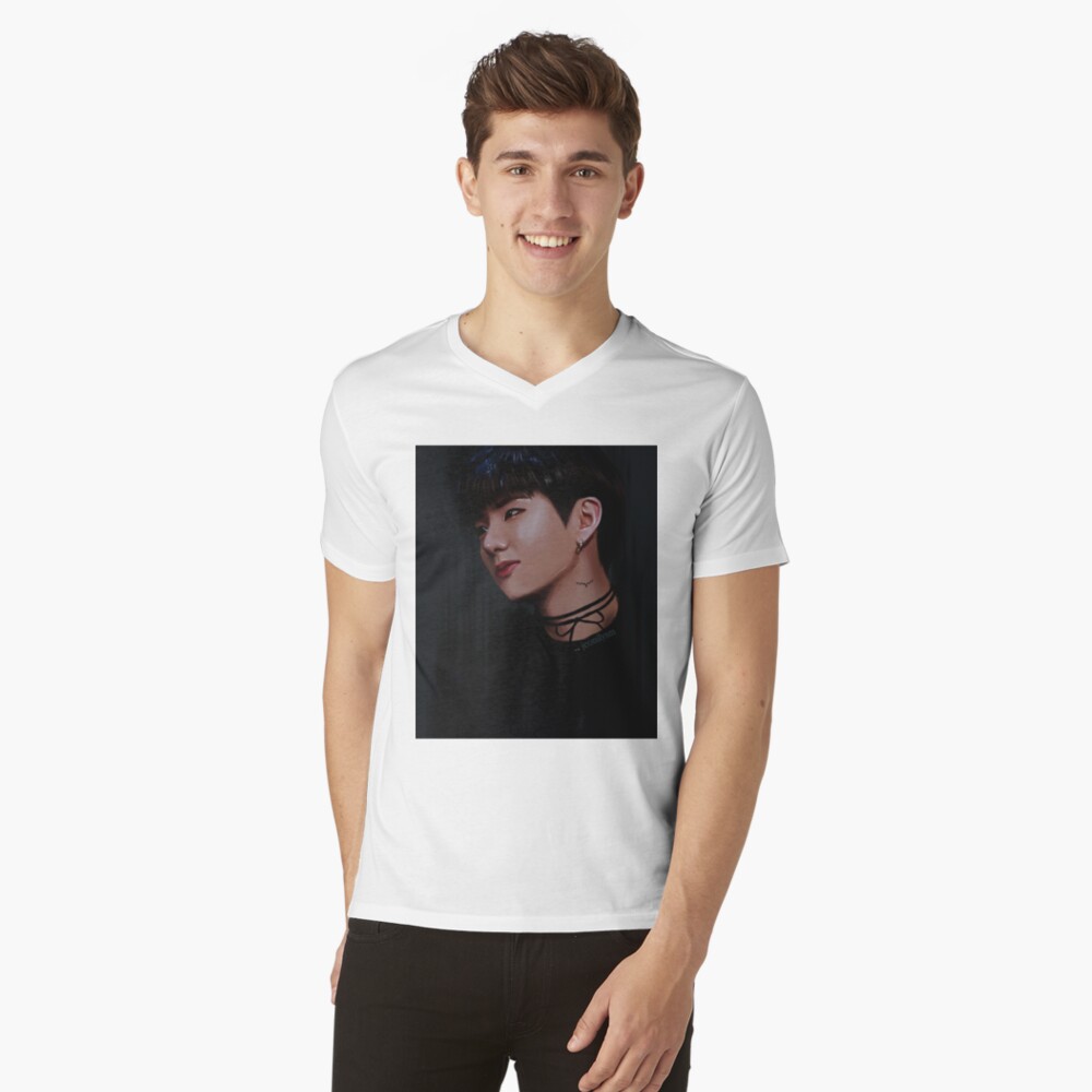 Item preview, V-Neck T-Shirt designed and sold by Jeonilysm.