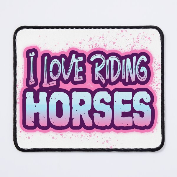 Item preview, I Love Riding Horses designed and sold by WLHmedia.com .