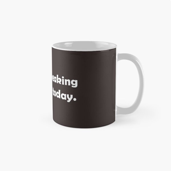 Item preview, "I'm only speaking to my cat today." Funny, quirky cat lovers design. designed and sold by YardEmporium.