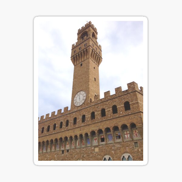 Palazzo Vecchio, Florence, Italy Sticker