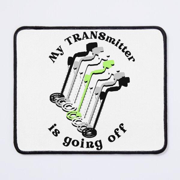 Item preview, Agender Transgender/Trans LGBT Queer Transmitter Gaydar Metal Detector designed and sold by armontheroad.