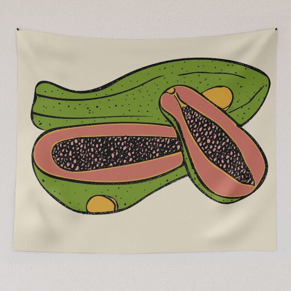 Item preview, Pretty Pink Papaya designed and sold by maddydoodlesoup.