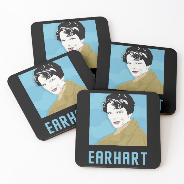 Item preview, EARHART - pop art portrait of Amelia Earhart designed and sold by Pinnacle of Decadence.