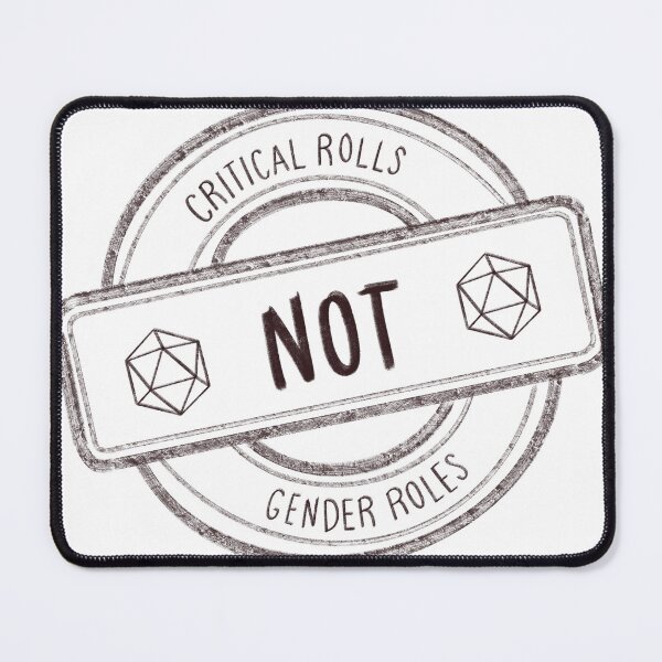 Item preview, Critical rolls not gender roles designed and sold by Katerhi.