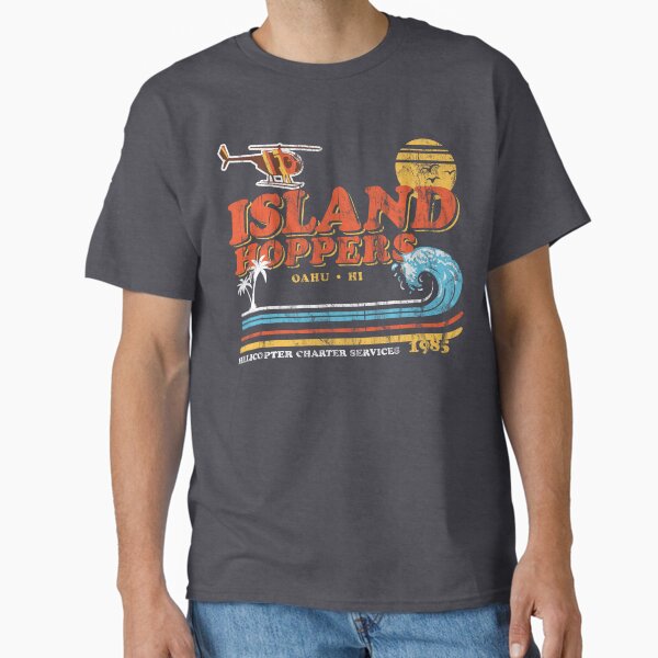 Item preview, Island Hoppers Retro Magnum PI Worn designed and sold by Alema Art.