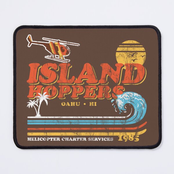 Item preview, Island Hoppers Retro Magnum PI Worn designed and sold by Alema Art.