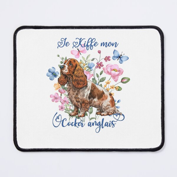 Item preview, Dog English Cocker (English Cocker Spaniel), Je kiffe mon Cocker anglais, for lovers of hunting dogs, in French designed and sold by isaweb.