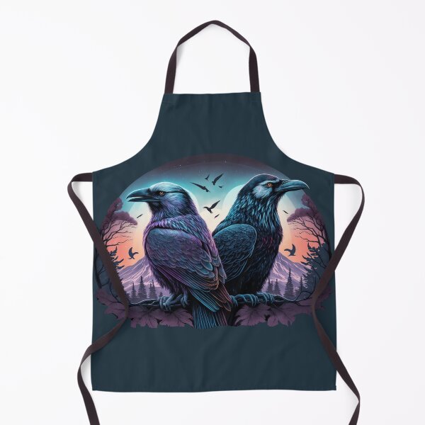 Item preview, Huginn and Muninn Norse Odin Ravens designed and sold by soulfulprintss8.