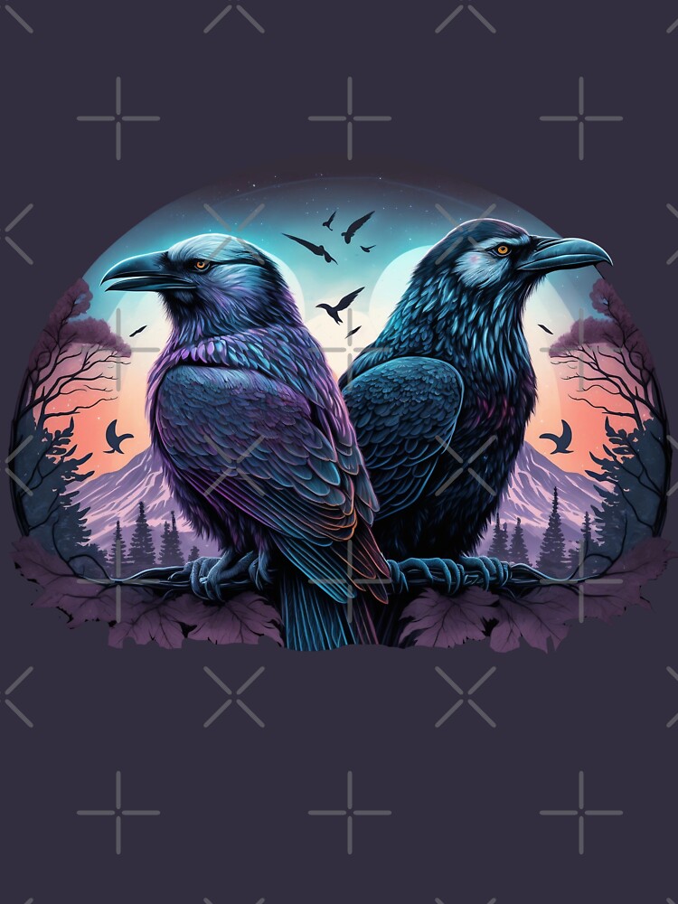 Odin's Ravens - Hugin And Munin - Huginn And Munin T-Shirt