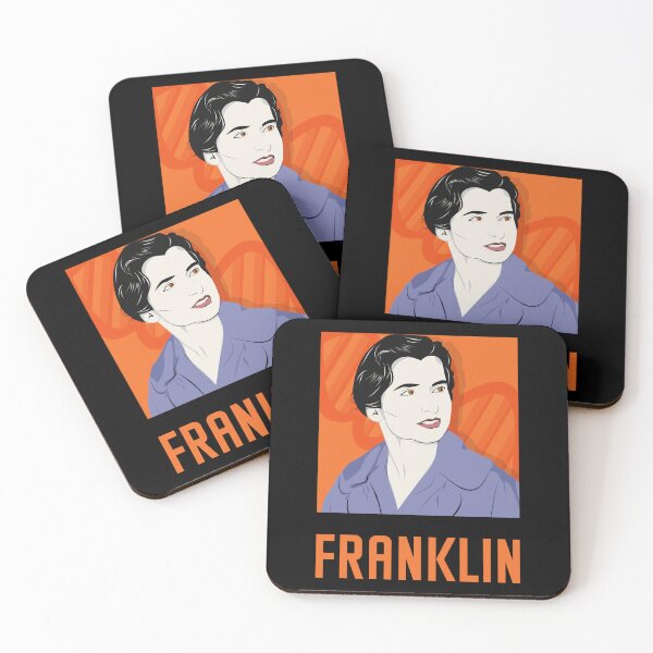 Item preview, FRANKLIN - pop art portrait of Rosalind Franklin designed and sold by Pinnacle of Decadence.