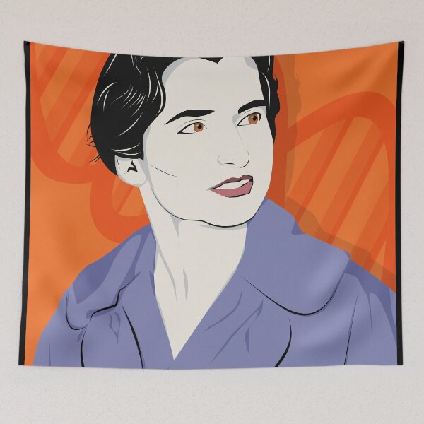 Item preview, FRANKLIN - pop art portrait of Rosalind Franklin designed and sold by Pinnacle of Decadence.