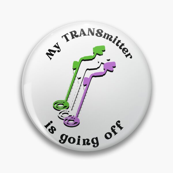 Item preview, Genderqueer Transgender/Trans LGBT Queer Transmitter Gaydar Metal Detector designed and sold by armontheroad.