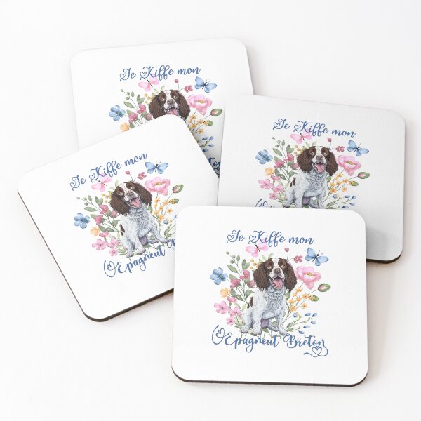 Item preview, Dog Epagneul Breton (also English Springer (English Springer Spaniel)), Je kiffe mon Epagneul Breton, for lovers of hunting dogs, in French designed and sold by isaweb.