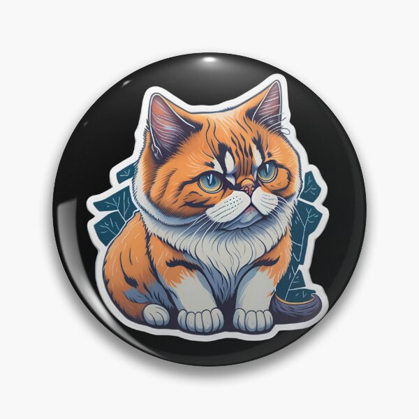 Artikelvorschau, Exotic Shorthair (Sticker and Print Out) entworfen und verkauft von Sir Elgin Ortiz.