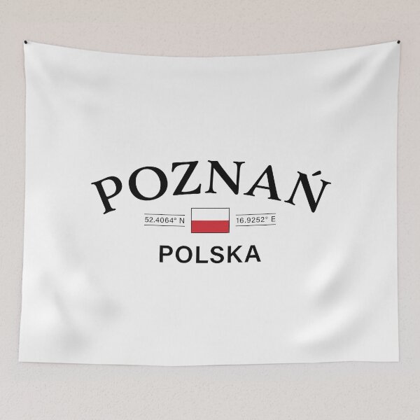 Item preview, Poznan Polska (Poland) Polish Coordinates designed and sold by HakeDesign.