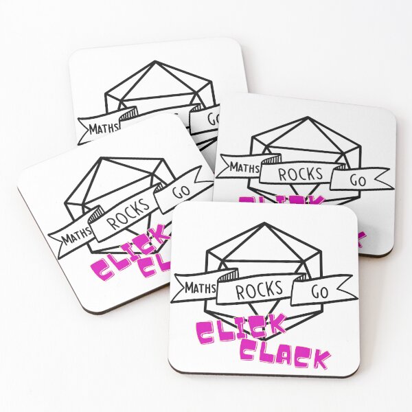 Item preview, Maths rocks go click clack designed and sold by Katerhi.
