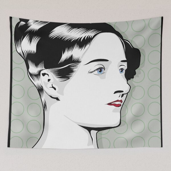 Item preview, LOVELACE - pop art portrait of Ada Lovelace designed and sold by Pinnacle of Decadence.