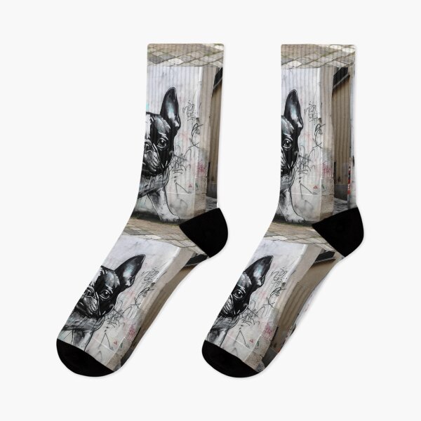 Item preview, french bulldog paint graffiti, street art frenchie, cute frenchie urban art designed and sold by livelovewoof.