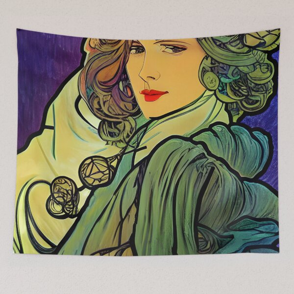 Item preview, Leaves in the style of famous art No. 1 designed and sold by CRAFTER-MEDIA.