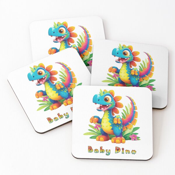 Item preview, Baby Dino Cute Dinosaur Colorful and Fun designed and sold by InfiniWear.
