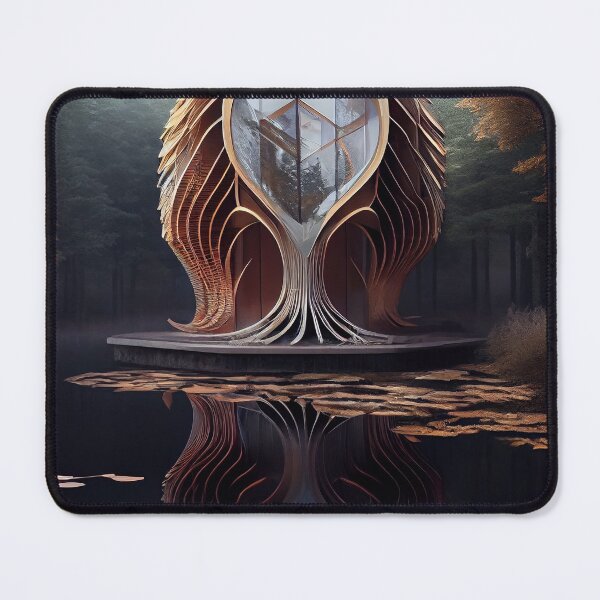 Item preview, Futuristic Villa in Moody Dramatic Forest designed and sold by Visual Foundry.