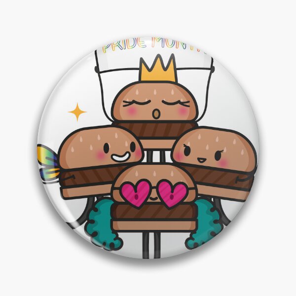 Item preview, Burger Band Pride designed and sold by MMoonPink.